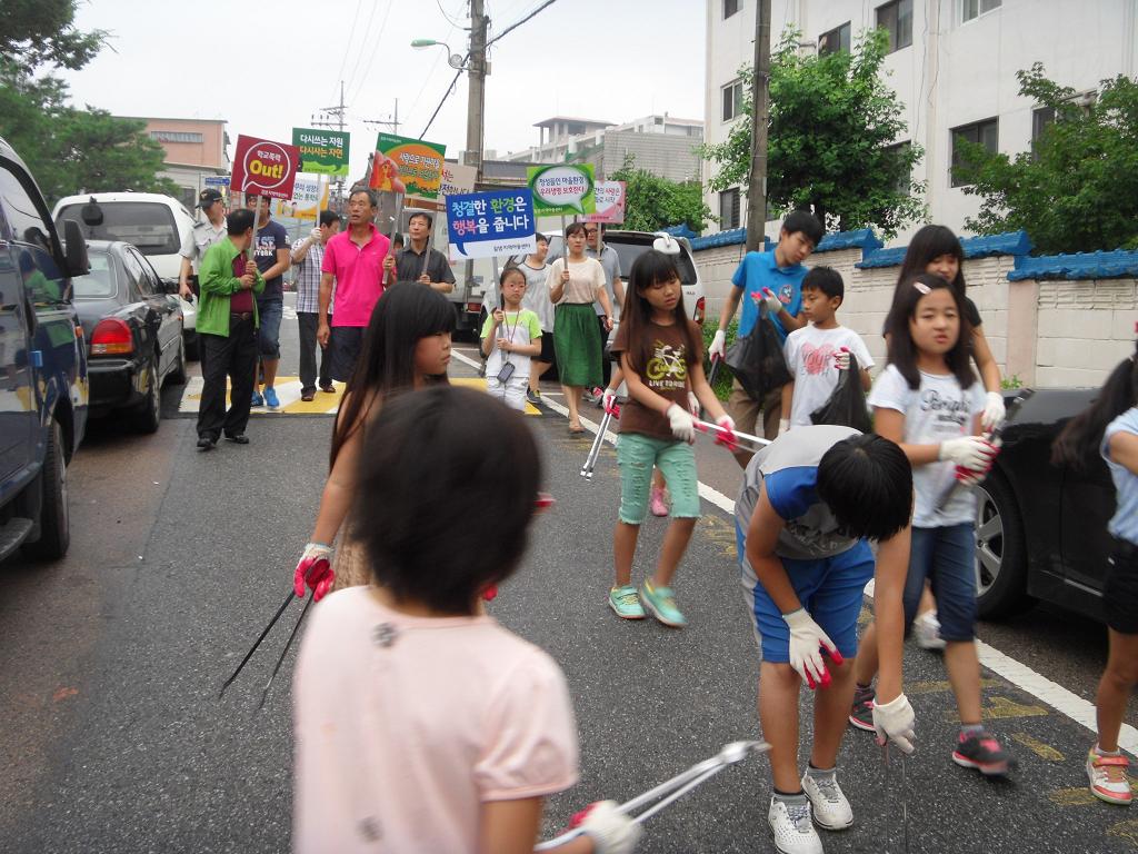 파장초등학교주변 캠페인활동