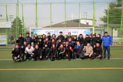 장안구, 여성축구단과 신년 시축식 가져