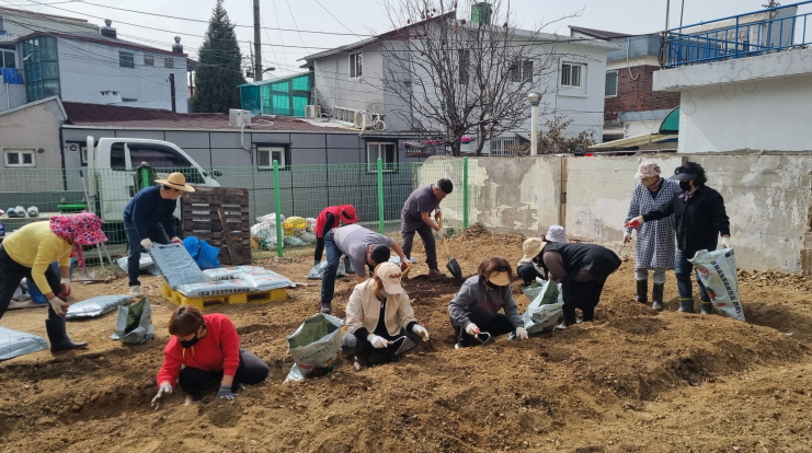 방치된 공터가 ‘푸릇푸릇’ 마을 텃밭으로