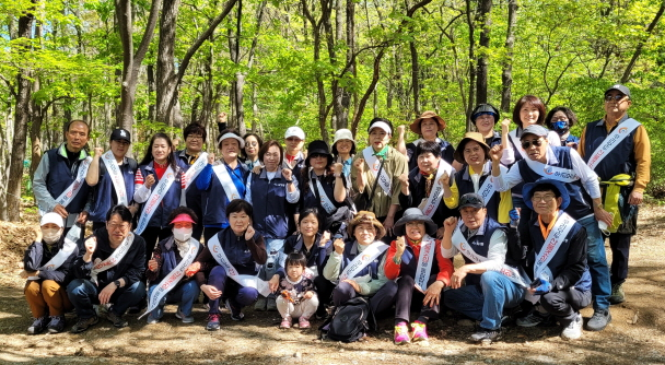 장안구 파장동 행정복지센터,  광교산 등산로에서 산불 예방 캠페인 펼쳐