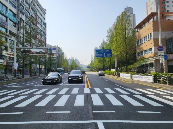 장안구 대평로 일원 노후 구간 전면 재포장