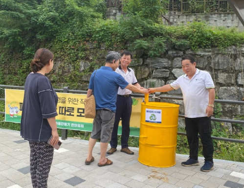 장안구 파장동 마을만들기 ‘한마음회’,  깨끗한 환경을 위한 폐건전지 수거함 제작