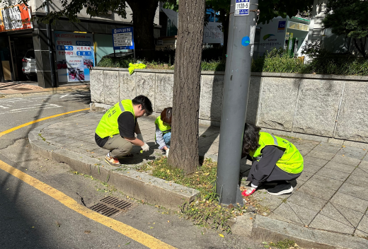 장안구 정자2동,  잡초 제거로 깨끗한 골목 조성