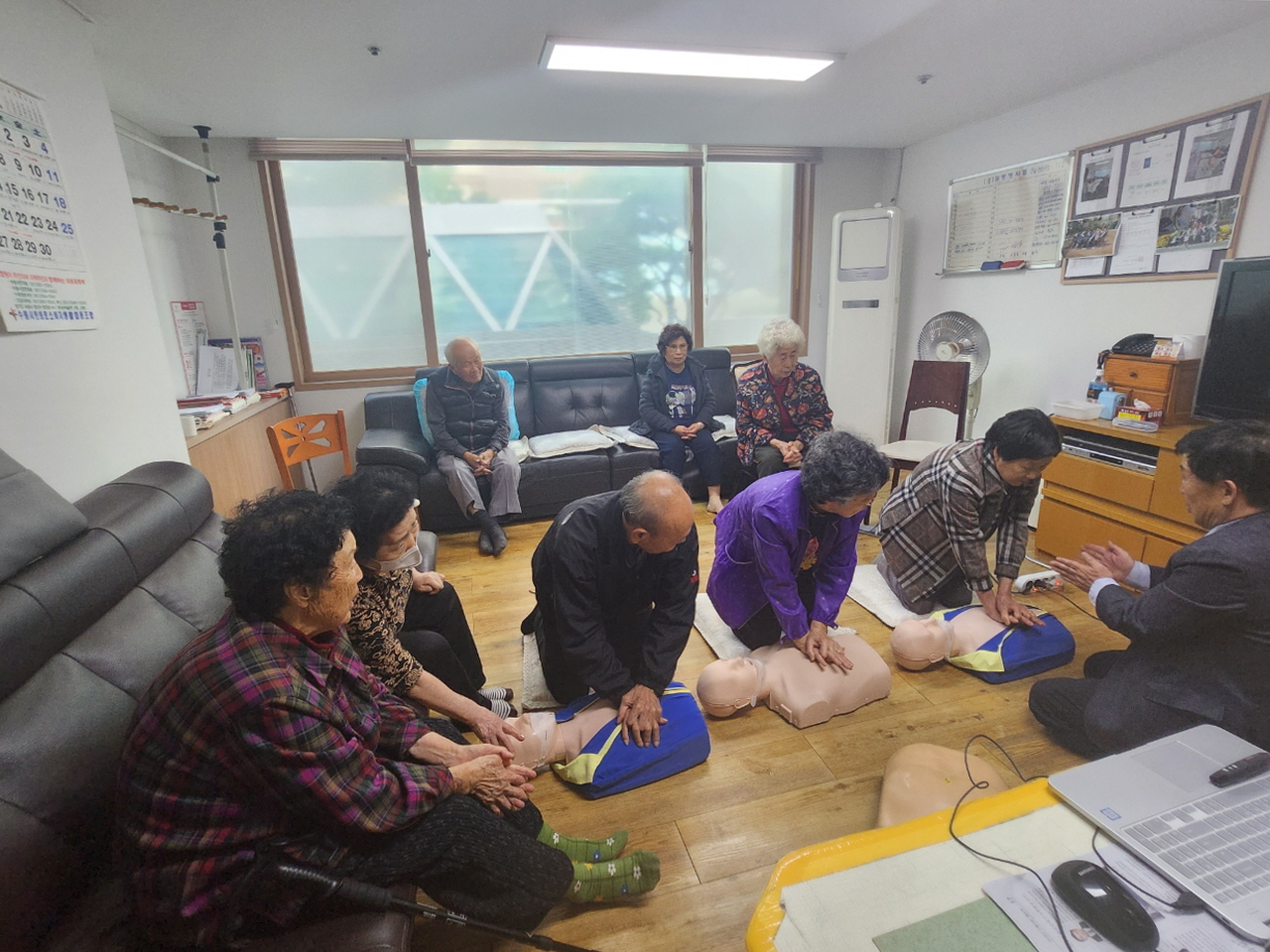 장안구, 찾아가는 경로당 안전교육 실시