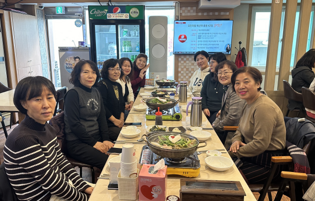 장안구 조원2동, 새마을부녀회 격려 오찬 간담회 개최