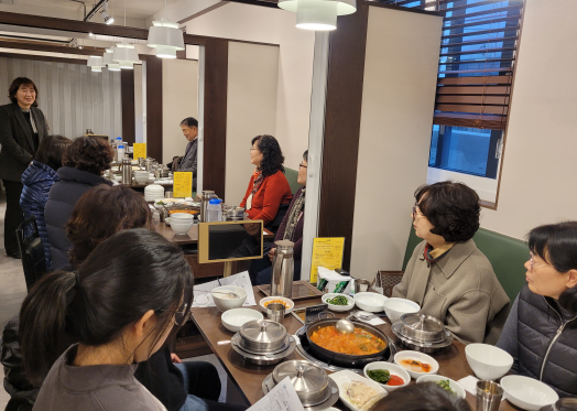 장안구 정자1동 행정복지센터,  독거노인생활관리사 간담회 개최