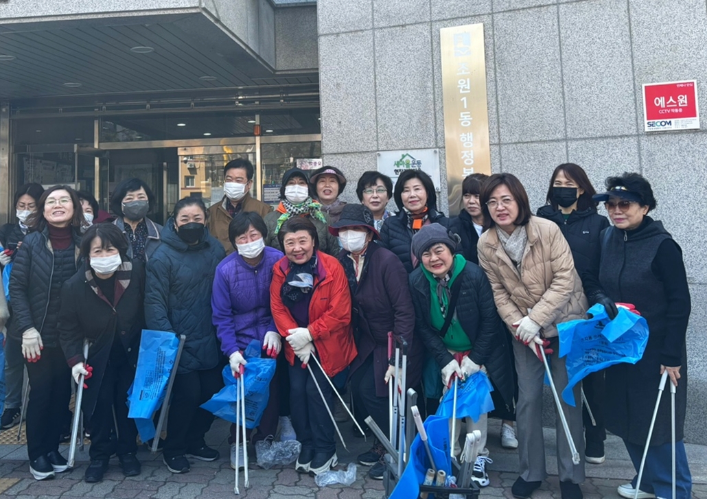 장안구 조원1동, 청결하고 쾌적한  새봄맞이를 위한 대청소 시행