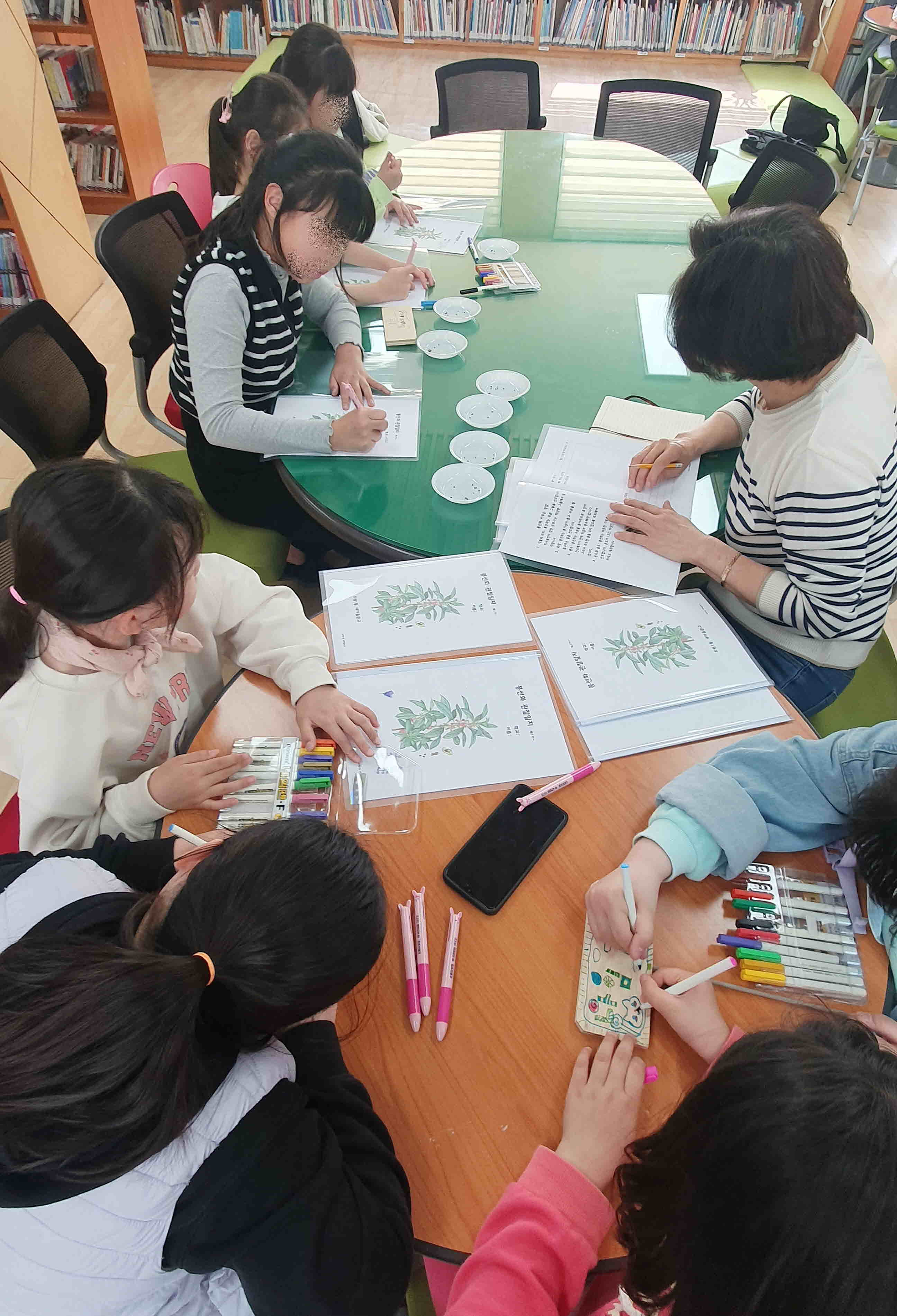 장안구 조원1동 새마을문고회,  아이들과 봉선화 키우기 체험 진행