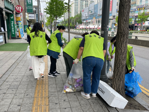 장안구 송죽동 새마을문고, 행복홀씨 정화활동 진행