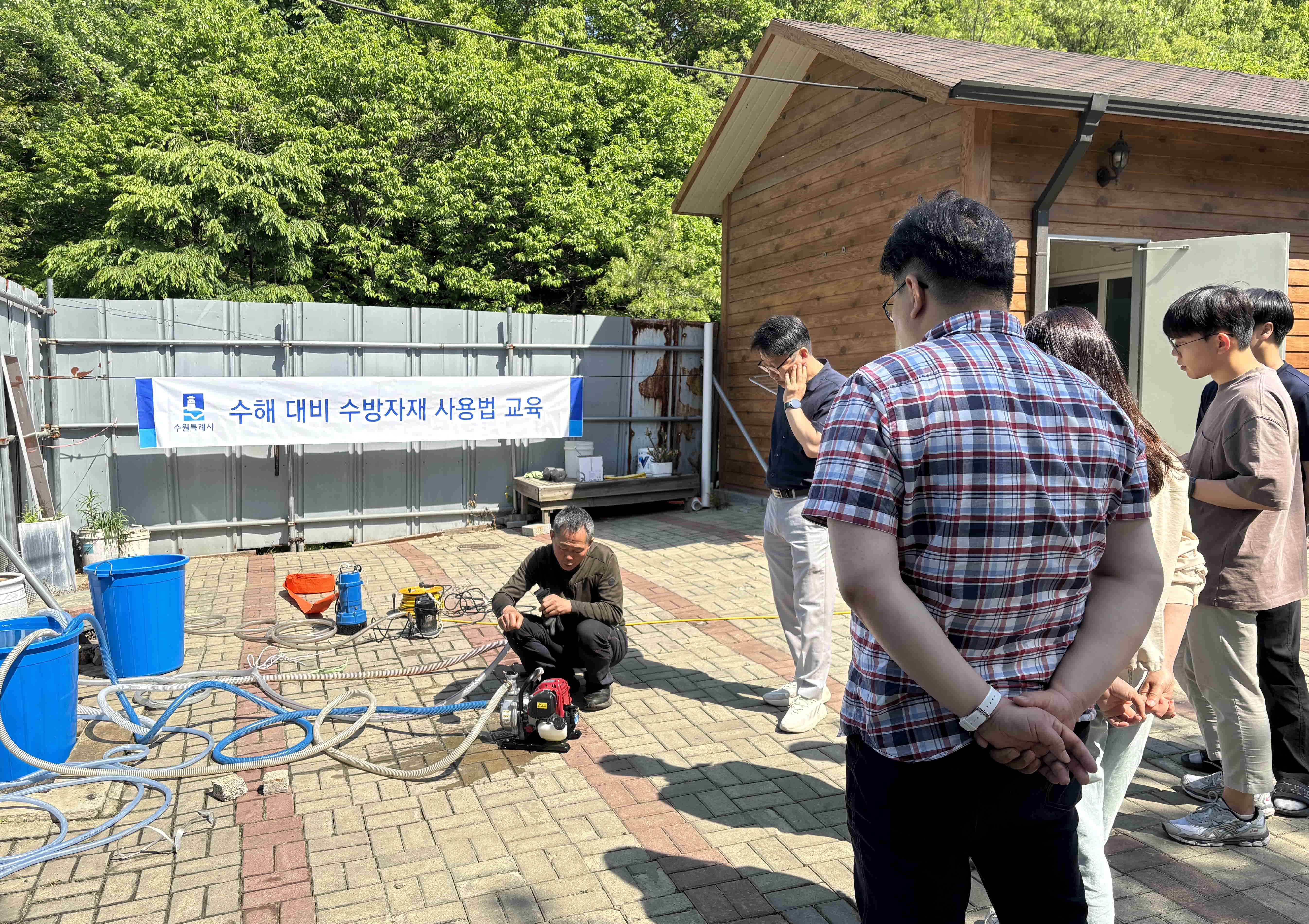 장안구, 여름철 수해 대비 수방자재 교육 실시