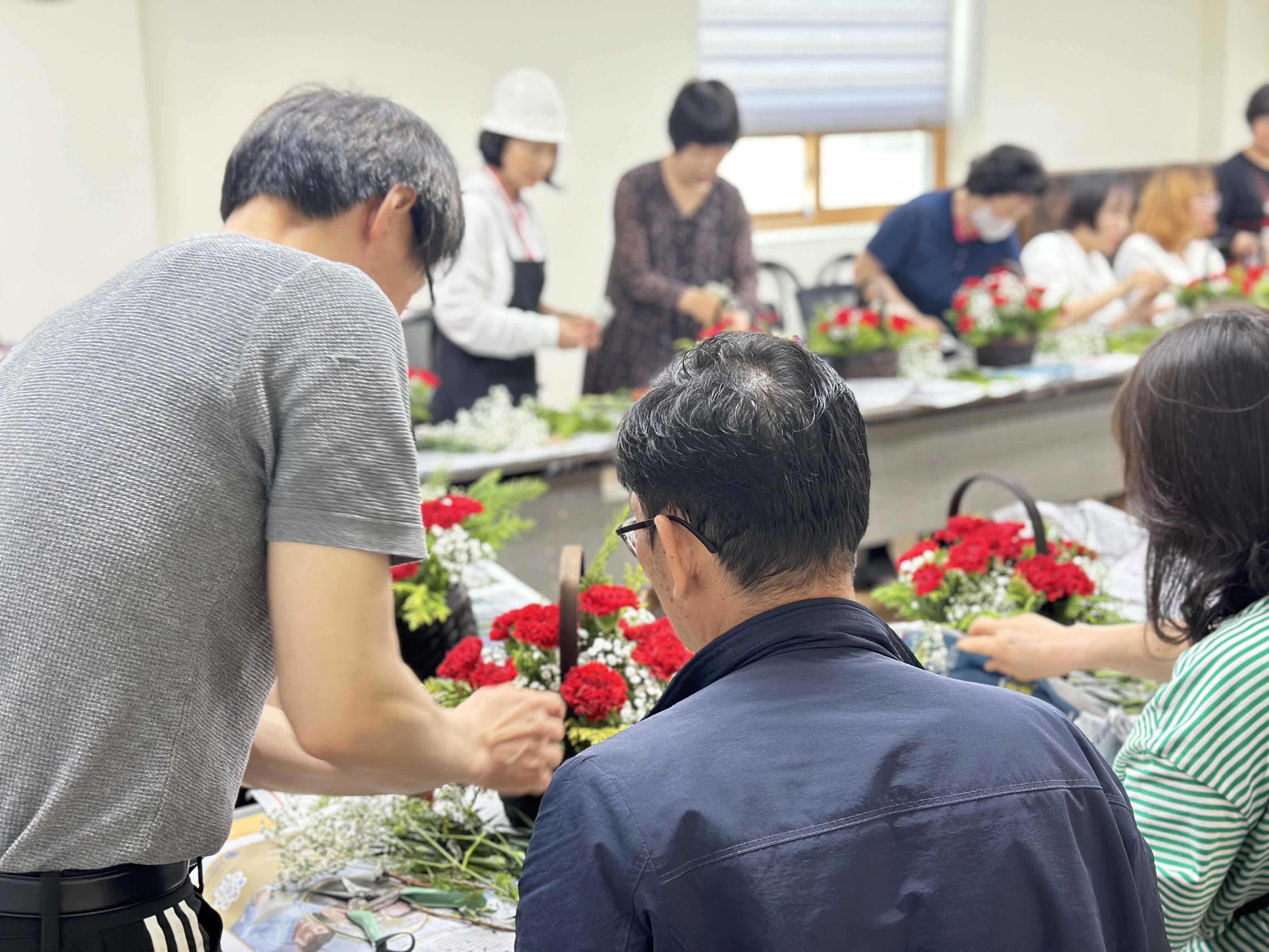 장안구 연무동 주민자치회-마음샘정신재활센터, 힐링 원예 프로그램 2회차 진행