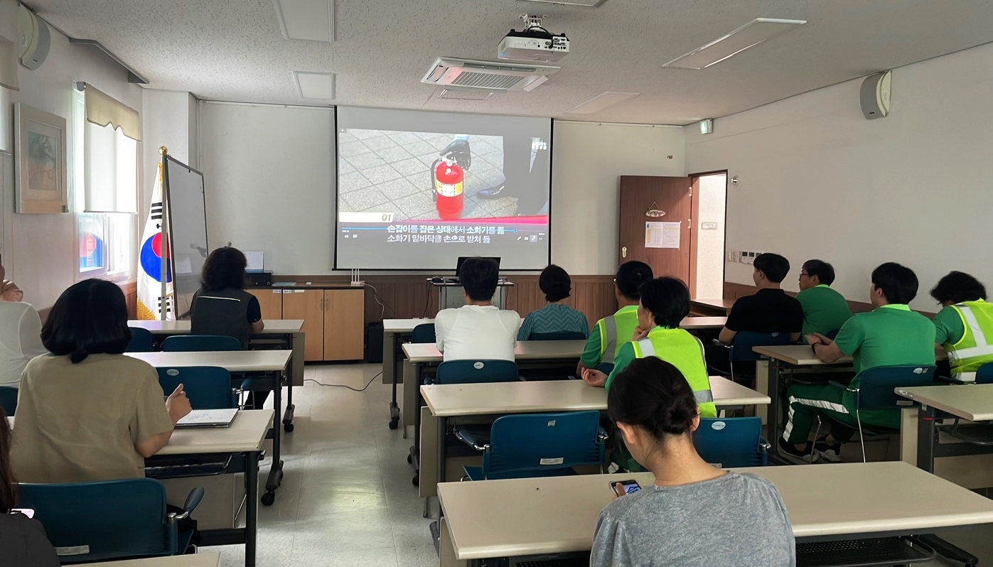 장안구 정자3동, 자체 소방훈련 진행