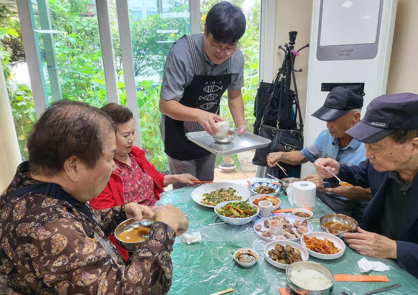 수원천애(愛), 장안구 영화동 화성경로당에서 봉사활동 실시