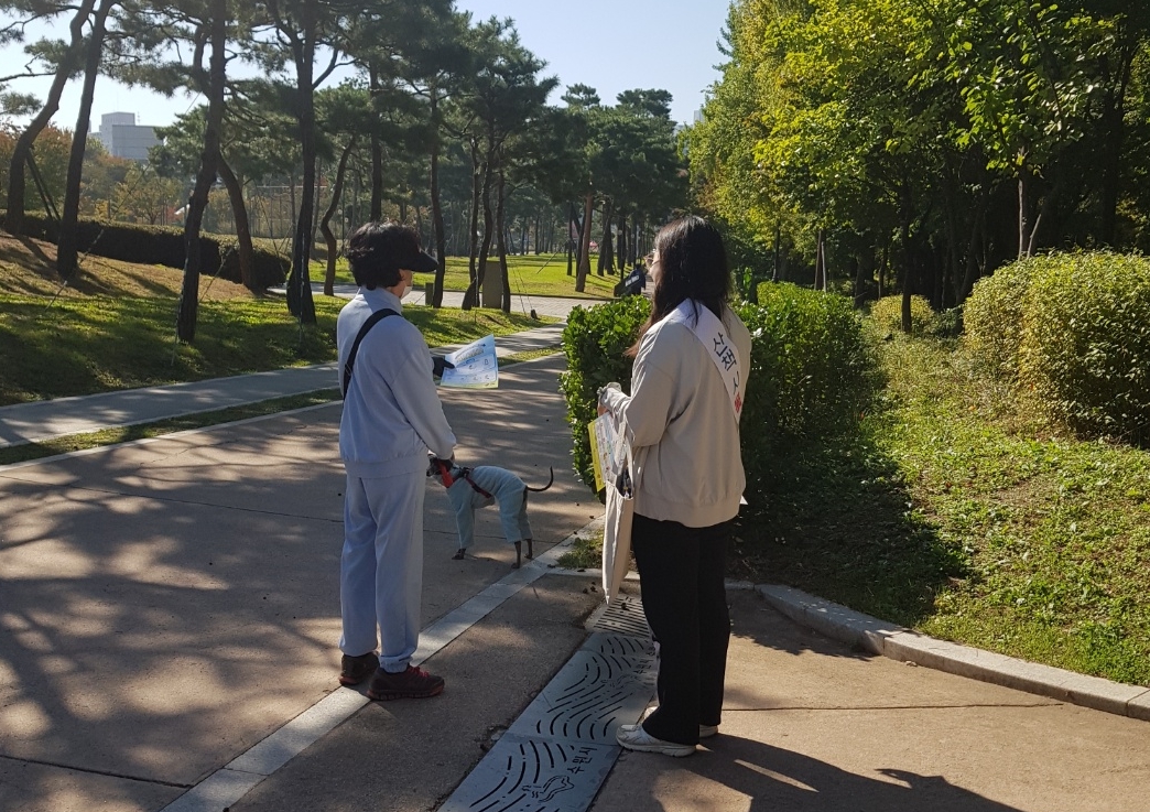 장안구, 동물등록 집중단속 및 펫티켓 홍보 실시