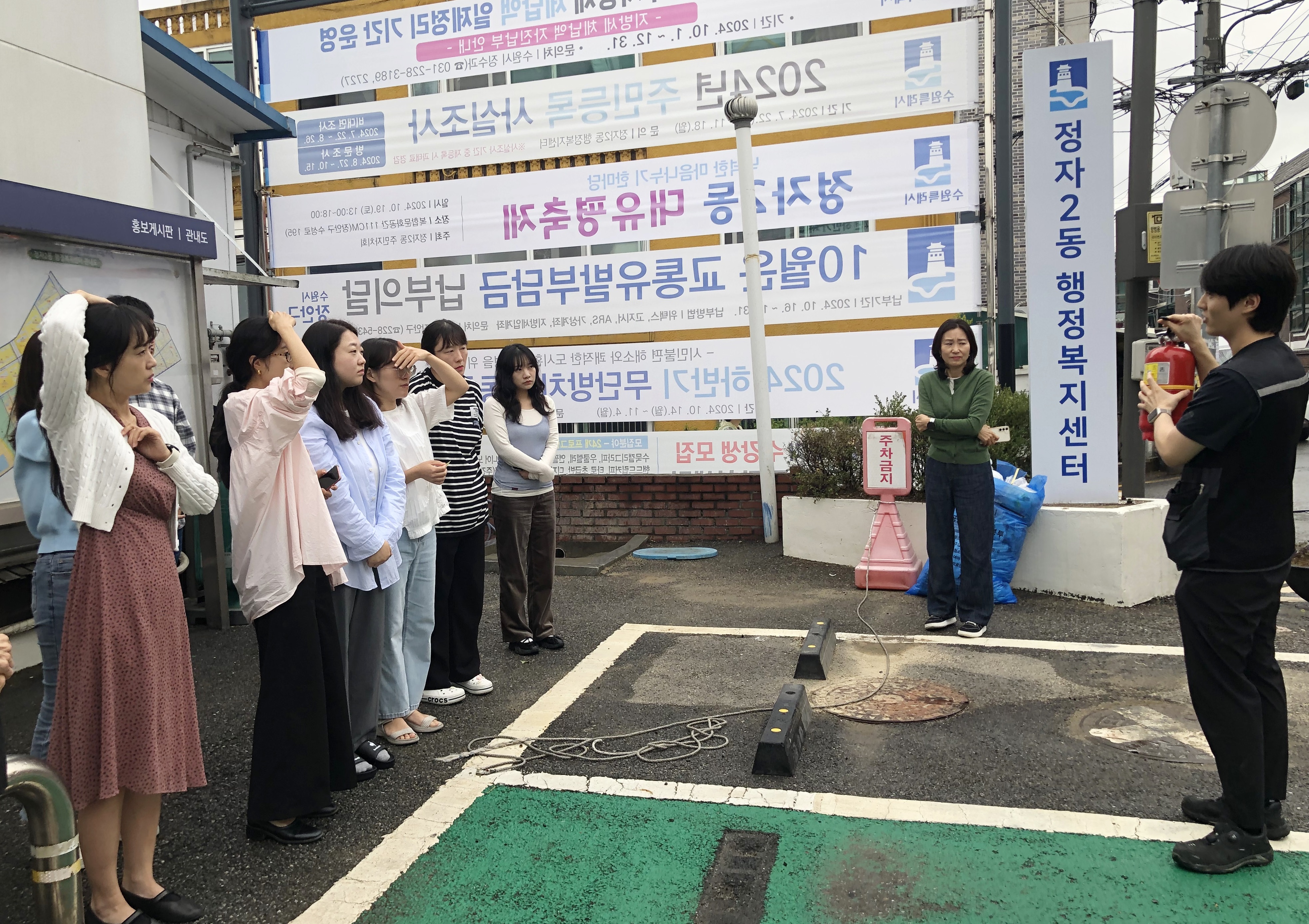 장안구 정자2동, 정자119안전센터와 함께 공공기관 합동 소방훈련 실시