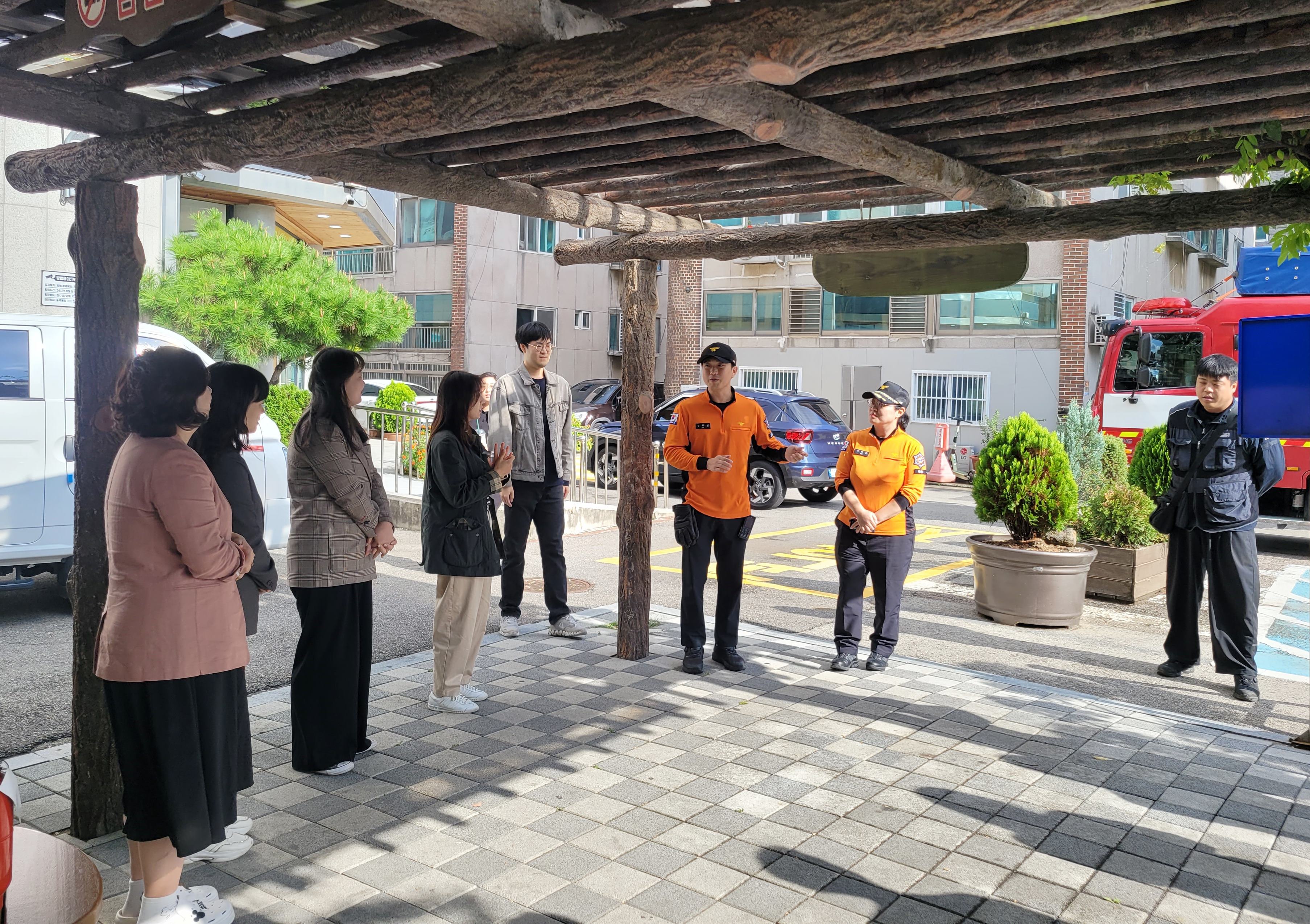 장안구 송죽동, 공공기관 합동소방훈련 실시