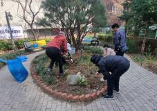 수원시 장안구 조원1동, 새봄맞이 손바닥 정원 정비