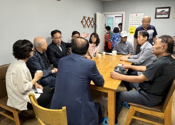 수원시 장안구, 정자2동 경로당 현장방문