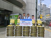 수원시 장안구 정자1동 SK마이크로웍스, 추석 맞아 어려운 이웃에 쌀 1,000kg 기부