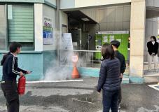 수원시 장안구 정자1동, 공공기관 합동 소방훈련 실시