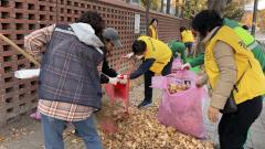 수원시 장안구 정자1동, 가을맞이 낙엽 대청소 실시