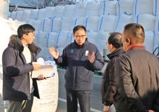 수원시 장안구, 폭설 대비  관내 제설기지 현장 점검 실시