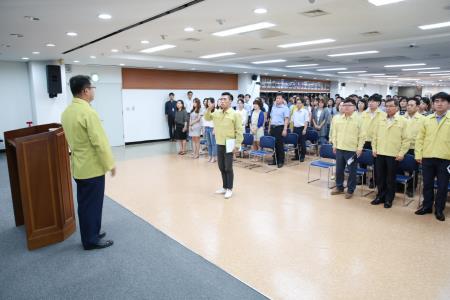 장안구, 2017년 을지연습 비상소집 훈련 실시