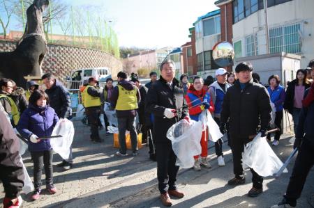 장안구, 새봄맞이 일제대청소 실시