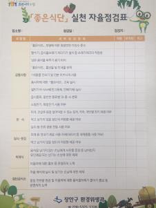 장안구,“좋은식단실천”자율점검제 실시