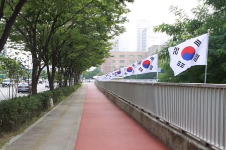 장안구, 삼일절 나라사랑 태극기달기 운동 전개