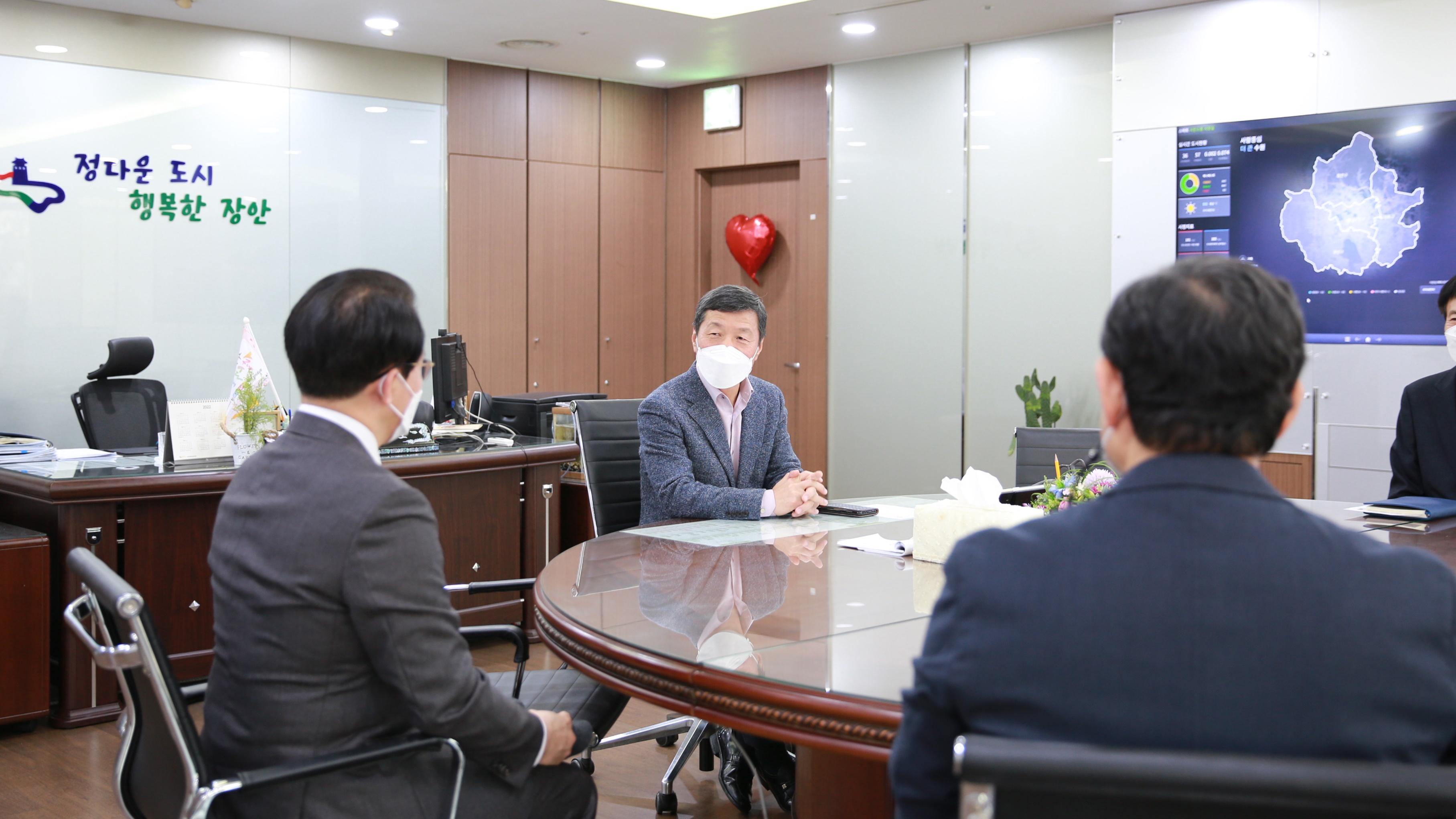 송원교회 사랑의 쌀 전달식3번 사진