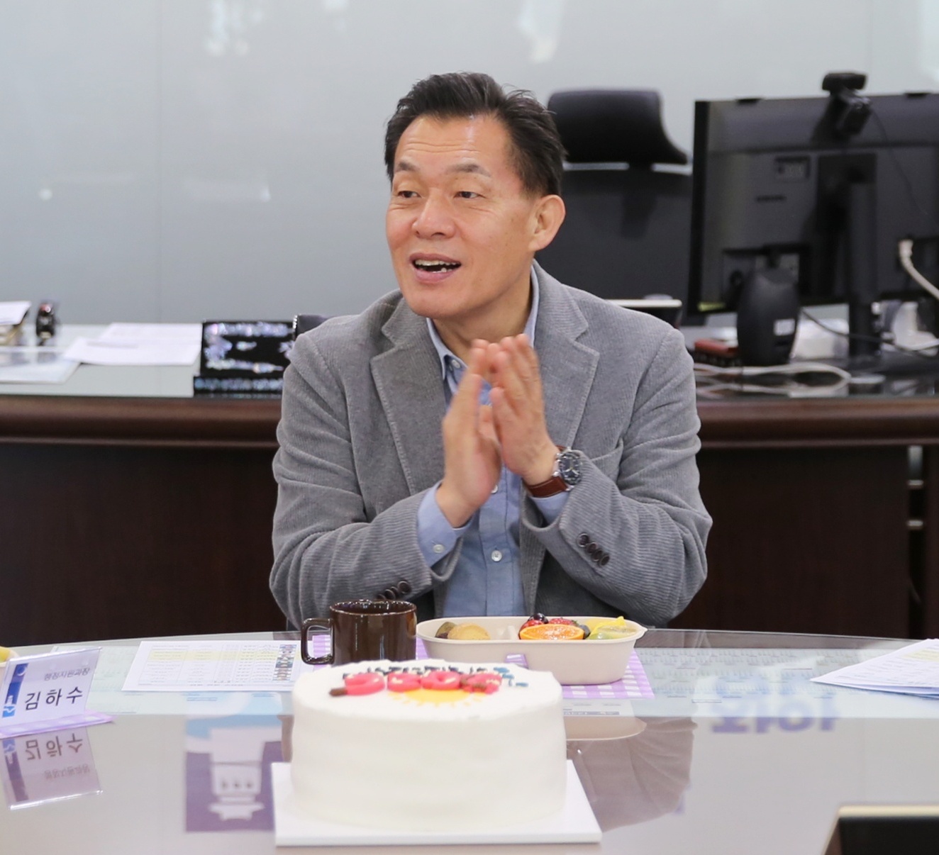 시장님과 밥심 충천! 장안구 직원 격려 오찬6번 사진