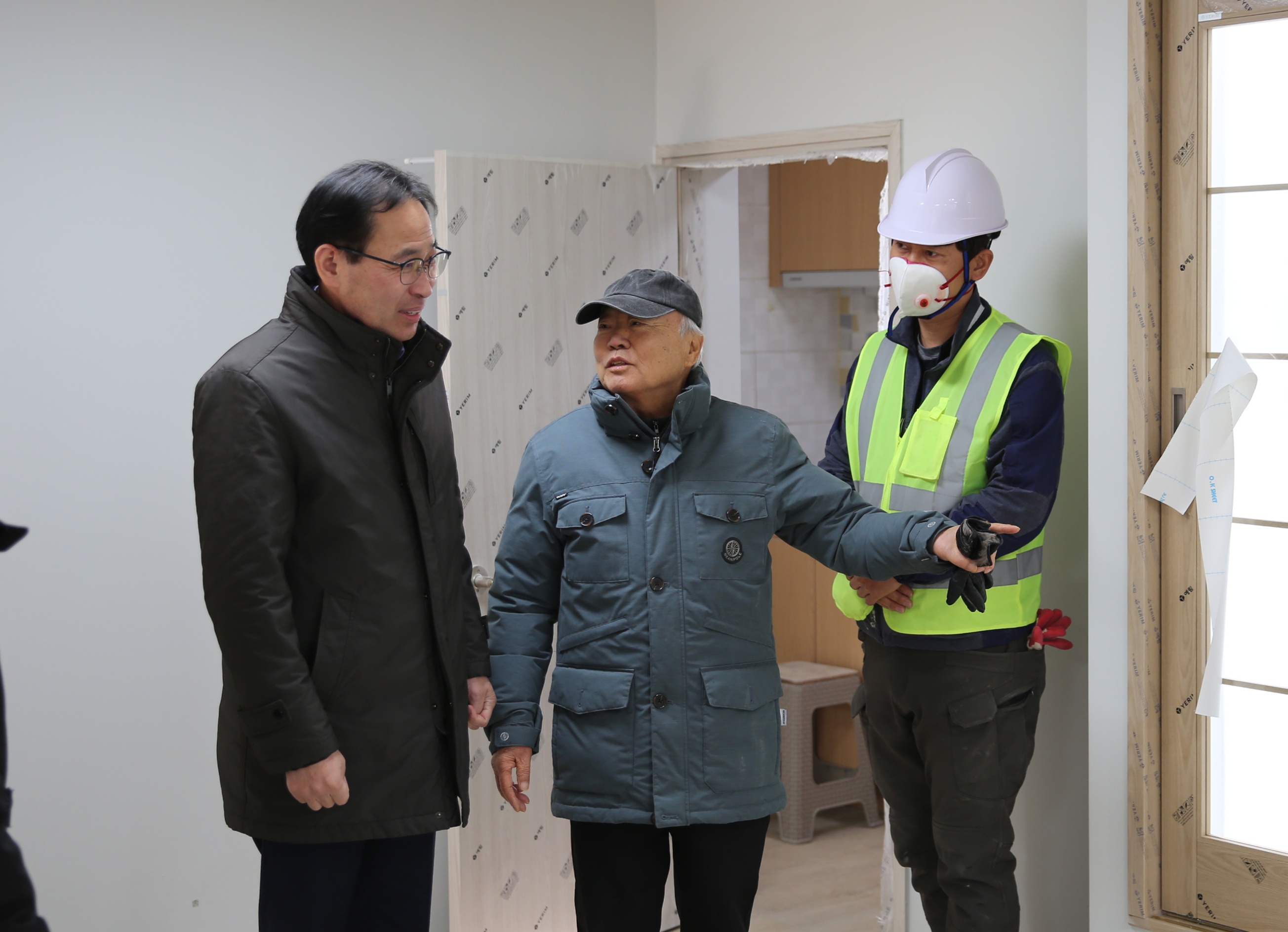 정자2동 경로당 리모델링 공사 현장방문1번 사진