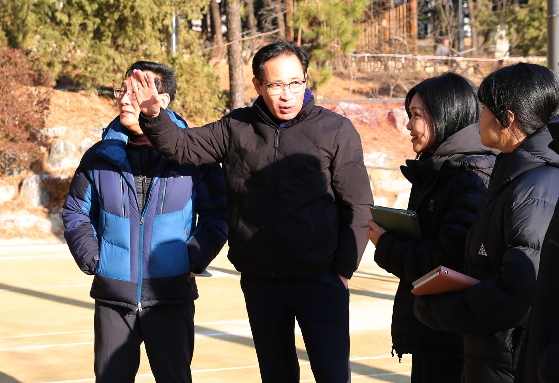 정자공원 및 일림어린이공원 현장 점검1번 사진