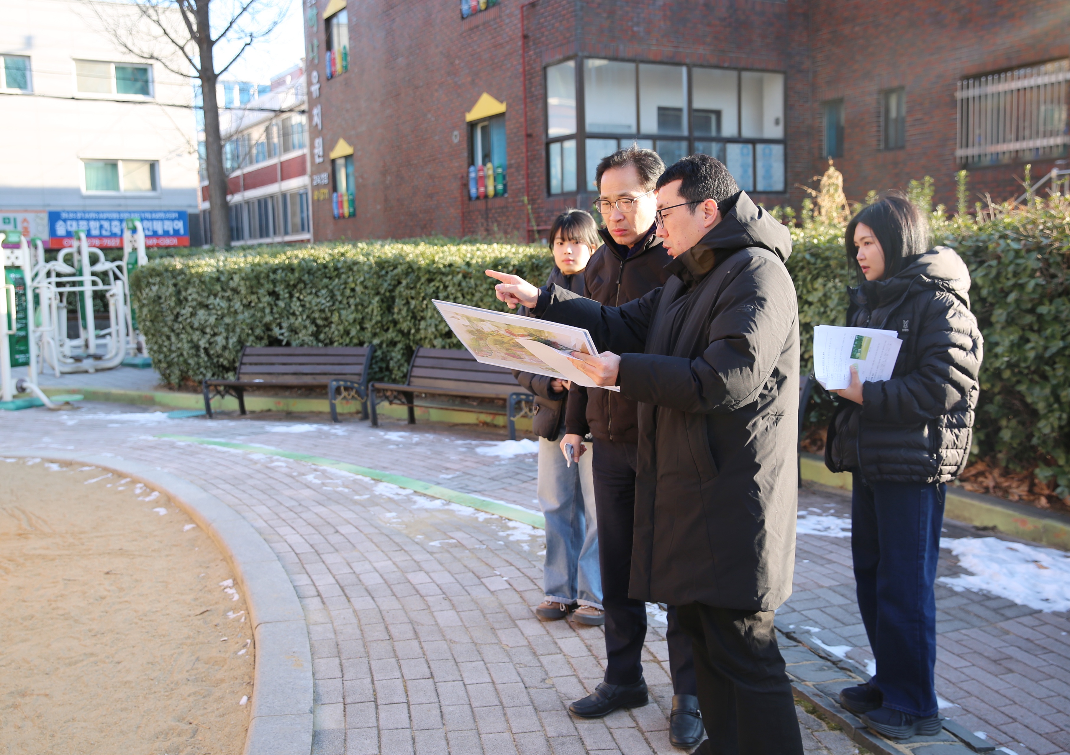 정자공원 및 일림어린이공원 현장 점검4번 사진