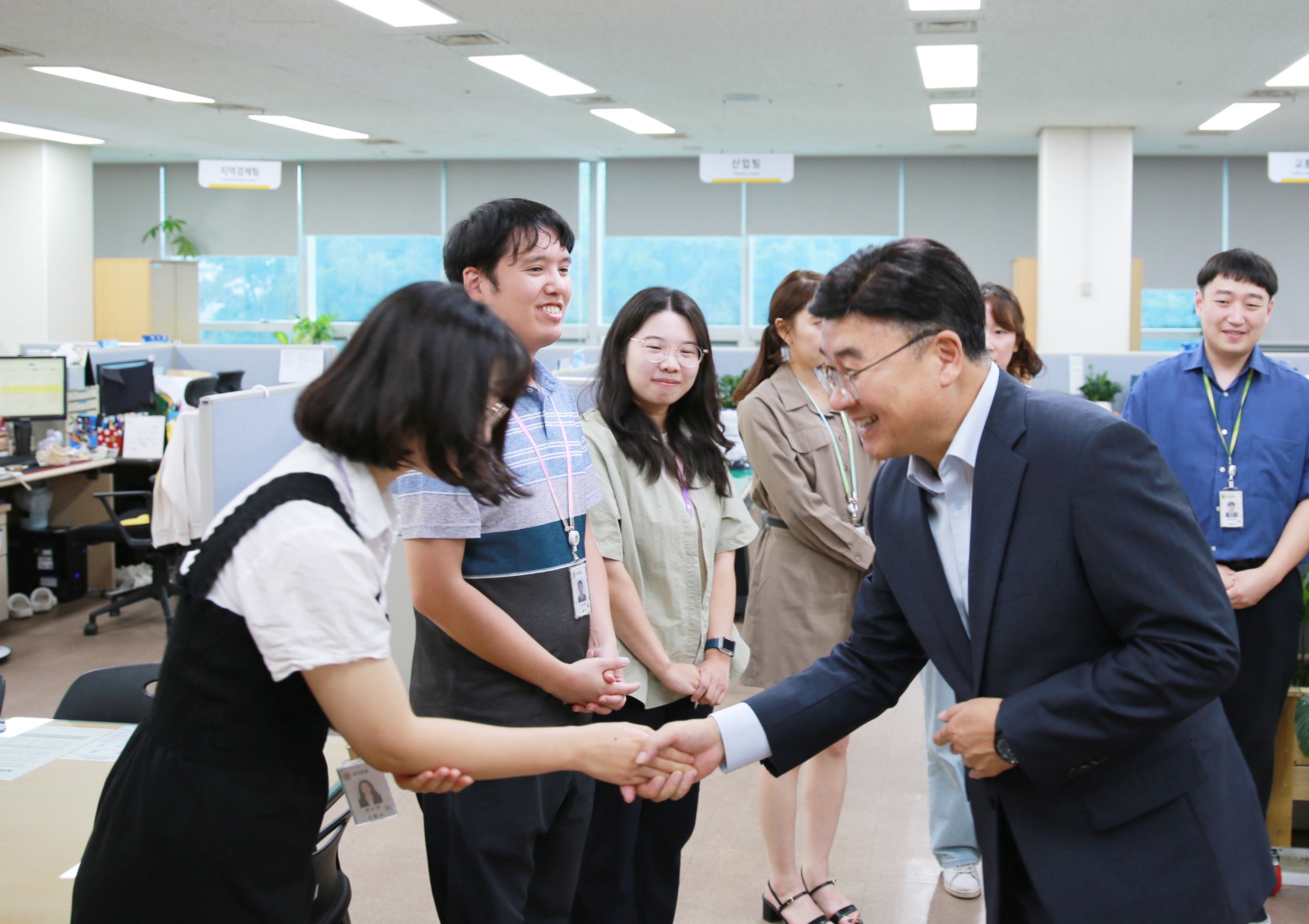 추석 맞이 부서 순회7번 사진