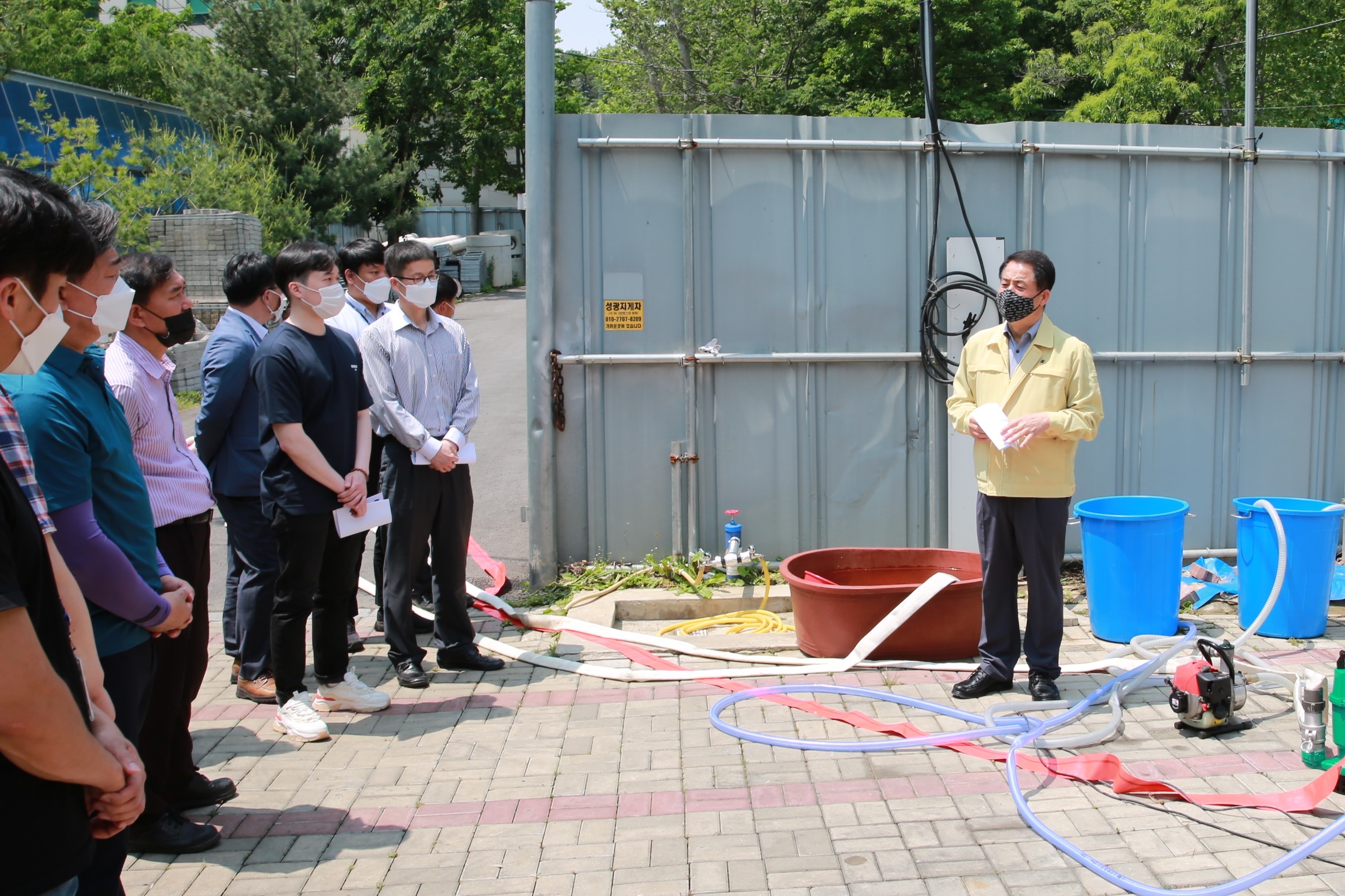 수해대비 수방자재 사용교육 및 간담회5번 사진